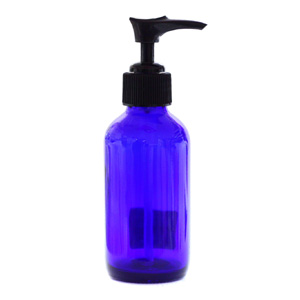 ブルーガラス・ポンプ瓶120ml