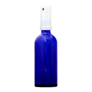 遮光ブルーガラススプレーボトル100ml